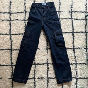 Reformation Wilder Cargo High Rise Wide Leg Jean